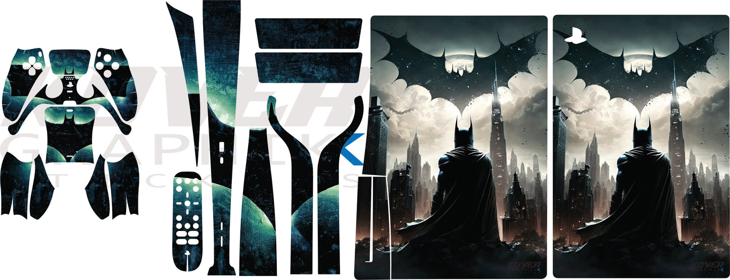 Skin PS5 Batman – Sticker Vinyle Premium Console + Manette