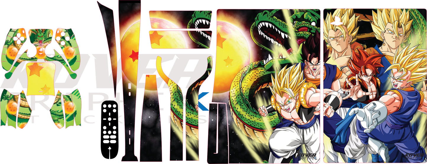 Skin PS5 Dragon Ball Z – Sticker Vinyle Premium pour Console + Manette