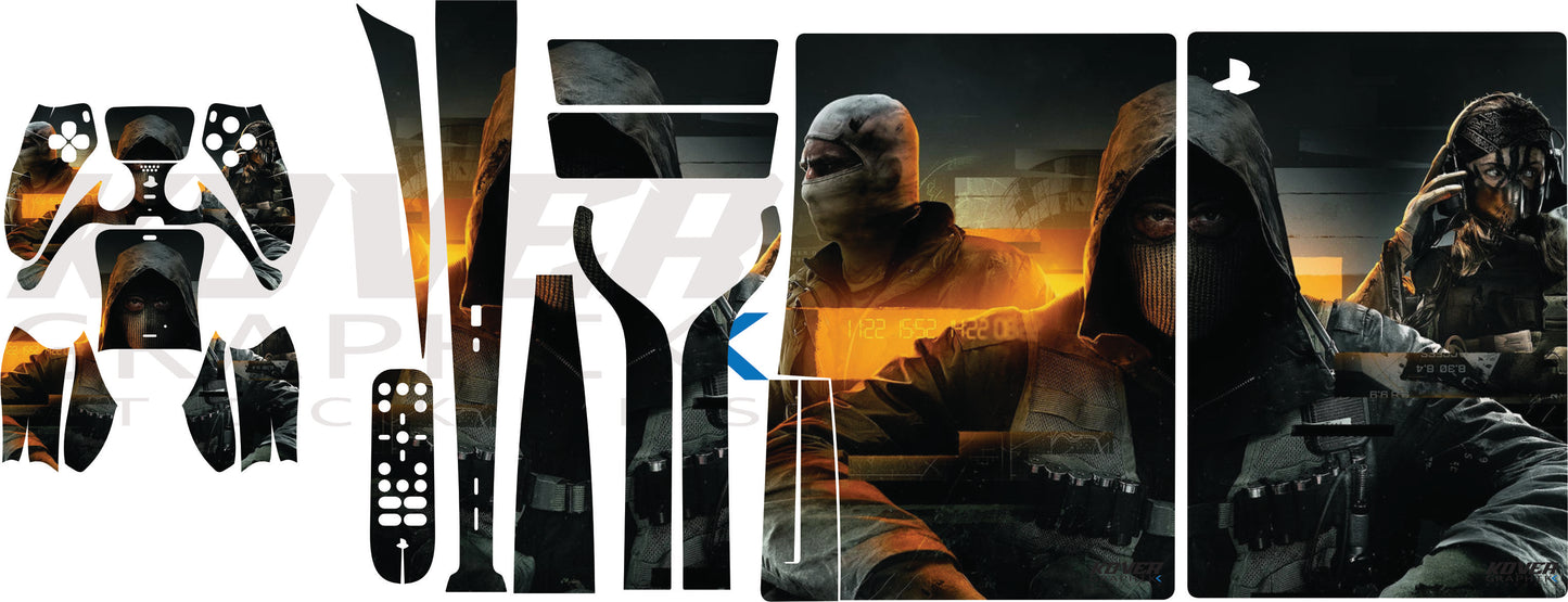 Skin PS5 Call of Duty – Sticker Vinyle Premium Console + Manette