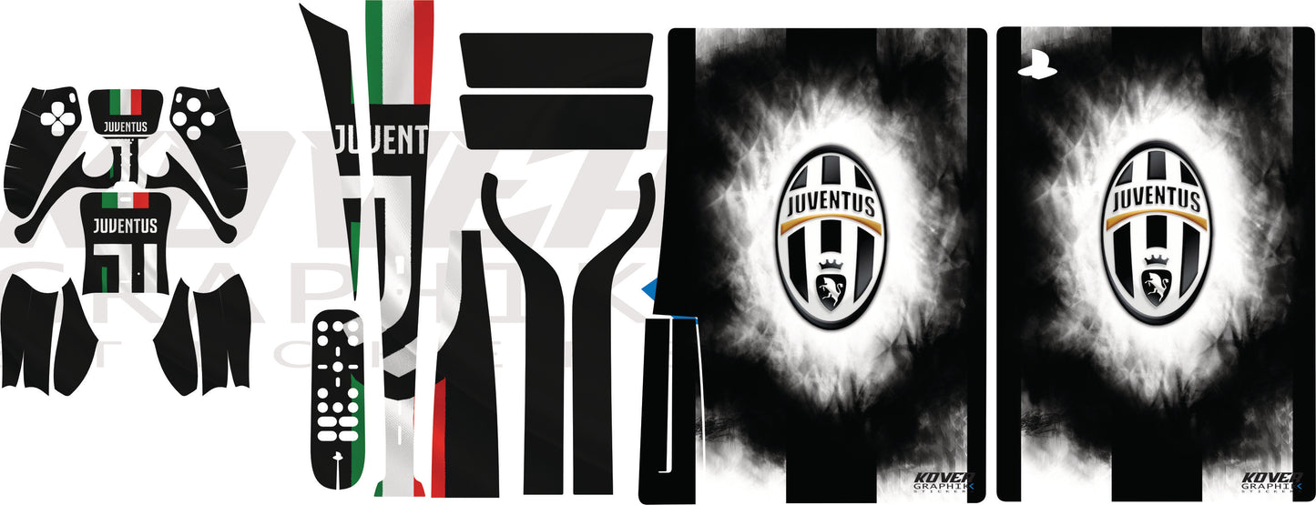 Skin PS5 Juventus – Kit déco personnalisé PlayStation 5 | Kover Graphik