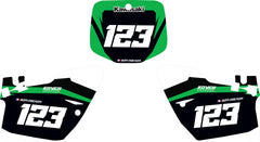 Fond de plaque cross Kawasaki 250 KX 1996 1998 personnalisé-1