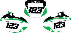 Fond de plaque cross Kawasaki 125 KX 1999 2002 personnalisé-3