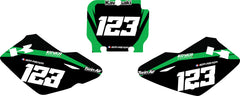 Fond de plaque cross Kawasaki 125 KX 1994 1995 personnalisé-1