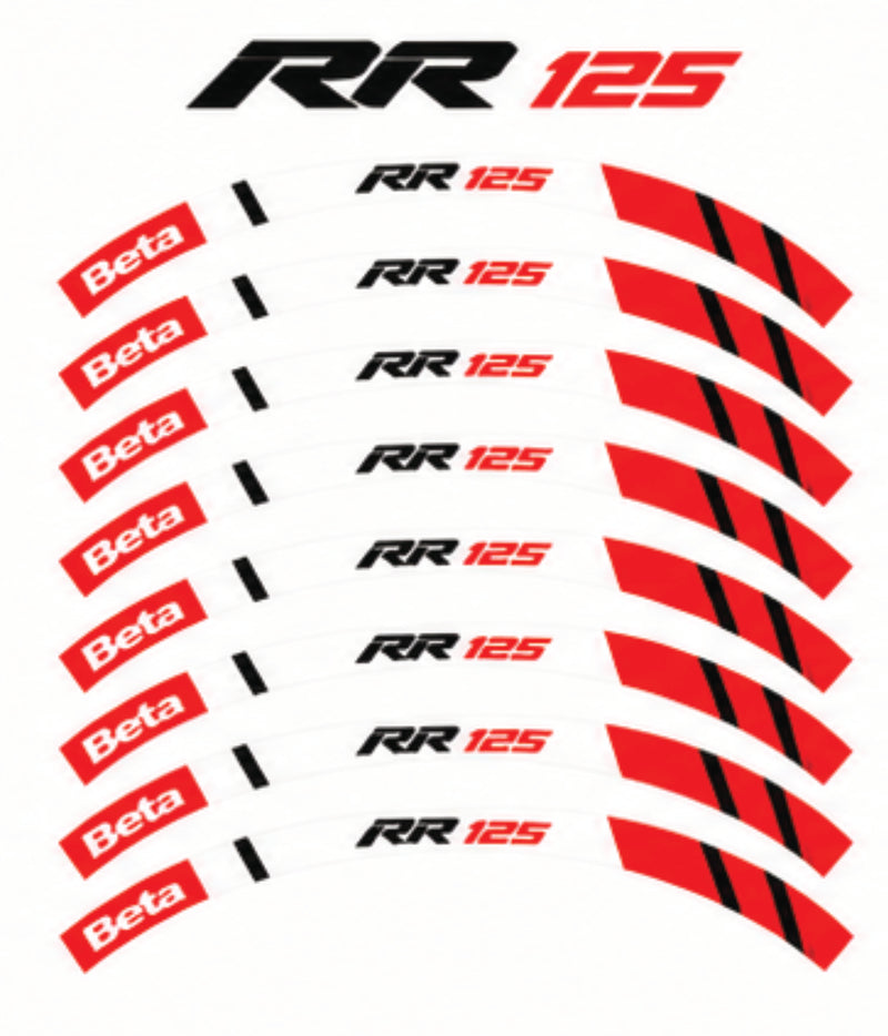 Kit déco jantes Beta – Design RR 125-1