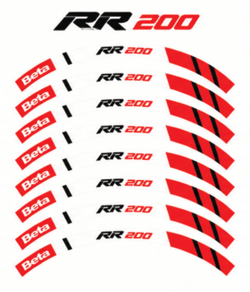 Kit déco jantes Beta – Design RR 200-1