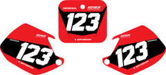 Fond de plaque Honda 250 CR 1990 1992 personnalisé-1