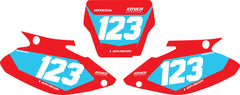 Fond de plaque Honda 250 CR 2006 2013 personnalisé-2