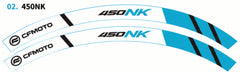 Kit déco jantes CFMOTO – Design 450NK-1
