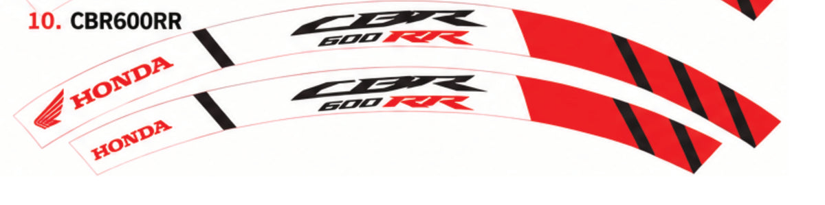 Kit déco jantes Honda – Design CBR600RR-1