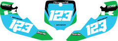 Fond de plaque cross Kawasaki 65 KX 2000 2013 personnalisé-2
