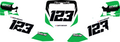 Fond de plaque cross Kawasaki 65 KX 2000 2013 personnalisé-3