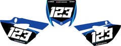 Fond de plaque Yamaha 85 YZ 2015-2017 personnalisé-1