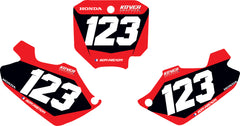 Fond de plaque Honda 85 CR 2003 2013 personnalisé-1