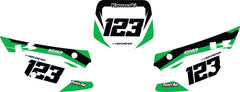 Fond de plaque cross Kawasaki 85 KX 2005 2013 personnalisé-3
