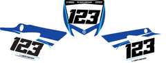 Fond de plaque Yamaha 85 YZ 2015-2017 personnalisé-3