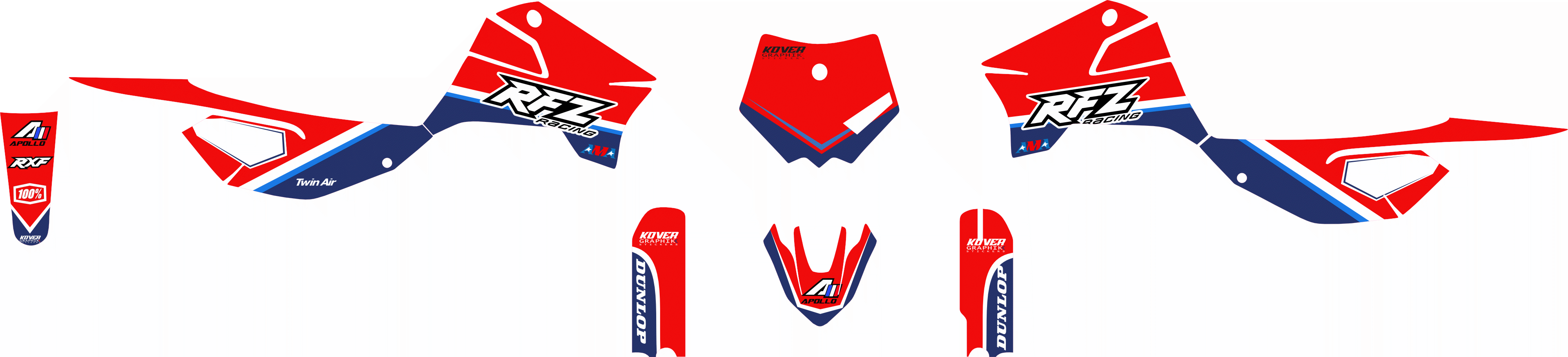 Kit déco Apollo RFZ – Replica HRC