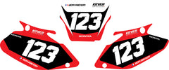 Fond de plaque Honda CRF 450 2002 2004 personnalisé-1