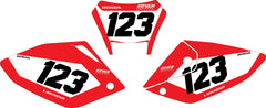 Fond de plaque Enduro Honda CRF X 250 2004 2017 personnalisé-3