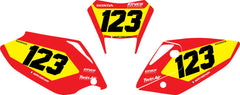 Fond de plaque Enduro Honda CRFX 250 2014 2017 personnalisé-3