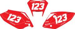 Fond de plaque Enduro Honda CRFX 250 2014 2017 personnalisé-5