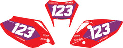 Fond de plaque Enduro Honda CRFX 250 2014 2017 personnalisé-7
