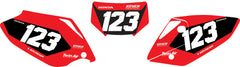 Fond de plaque Enduro Honda CRFX 450 2005 2012 personnalisé-1