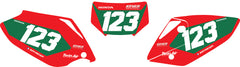 Fond de plaque Enduro Honda CRFX 450 2005 2012 personnalisé-5