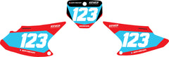 Fond de plaque Honda CRF 150-230  2003 2007 personnalisé-2