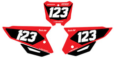 Fond de plaque Honda CRF 450 2021 2024 personnalisé-1