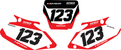 Fond de plaque Honda CRF 450 2002 2004 personnalisé-3