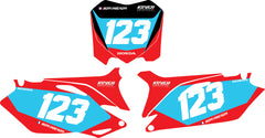 Fond de plaque Honda CRF 450 2009 2012 personnalisé-2