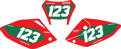 Fond de plaque Enduro Honda CRF X 250 2004 2017 personnalisé-5