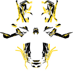 Kit déco Can-Am Outlander G1 Jaune XT Max – Stickers Quad-1
