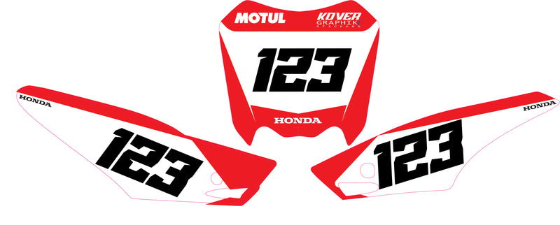 Fond de plaque Honda CRF 110 2013 /2018 personnalisé-3