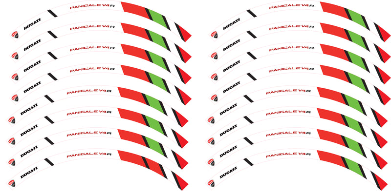 Kit déco jantes Ducati – Design Panigale V4R-1