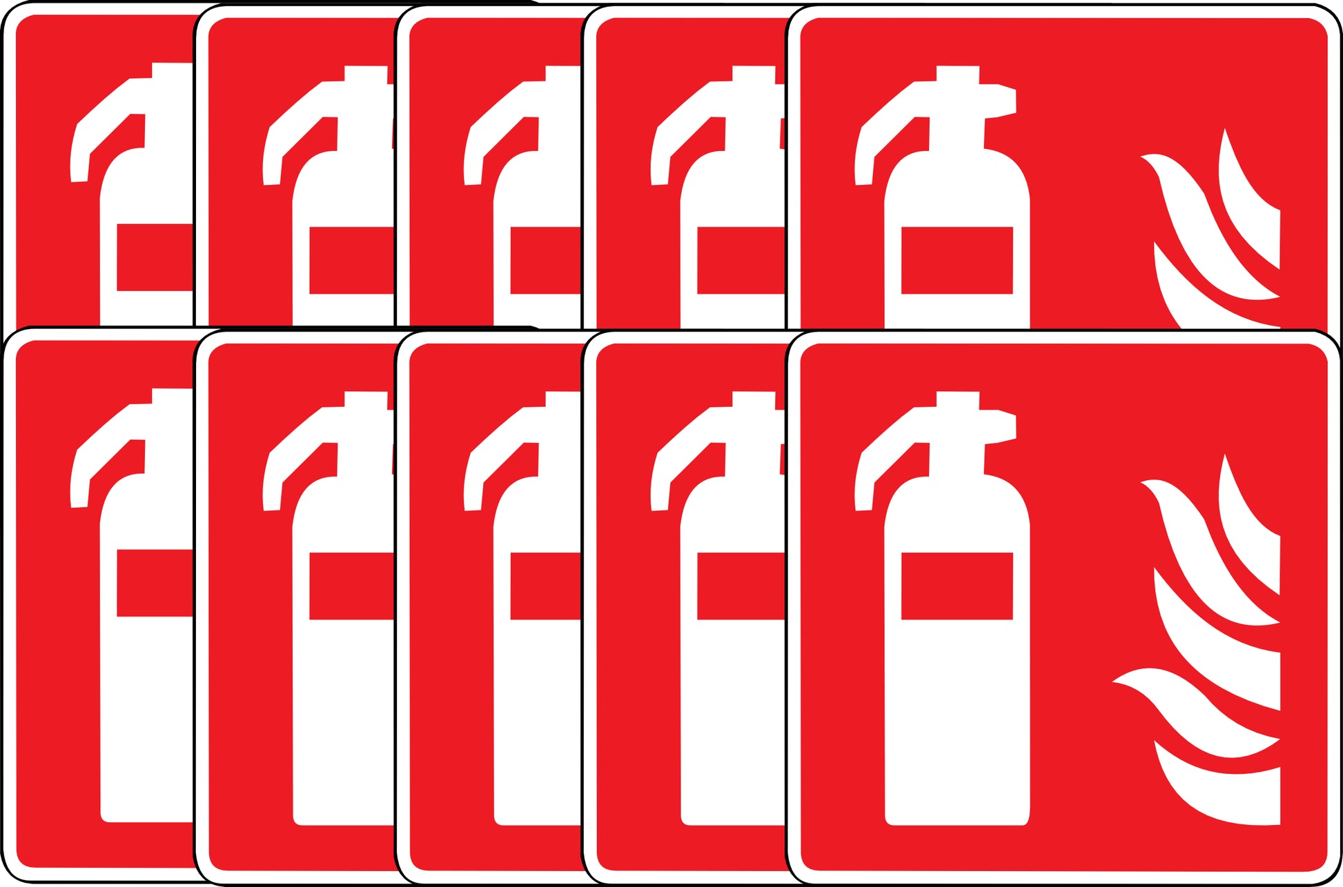 Sticker Signalétique Extincteur – Sécurité Incendie – Vinyle Extérieur | Kover Graphik-4