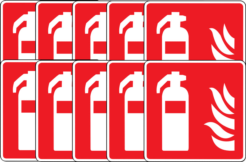 Sticker Signalétique Extincteur – Sécurité Incendie – Vinyle Extérieur | Kover Graphik-4