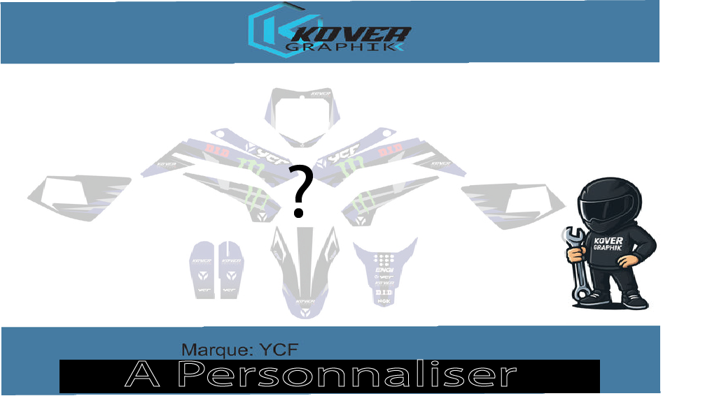 Kit deco YCF A personnaliser