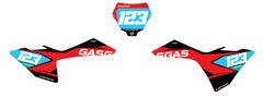 Fond de plaque GAS GAS MC 2024 2025 personnalisé-2