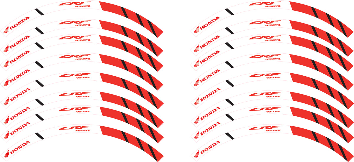 Kit déco jantes Honda – Design CRF 450R-1