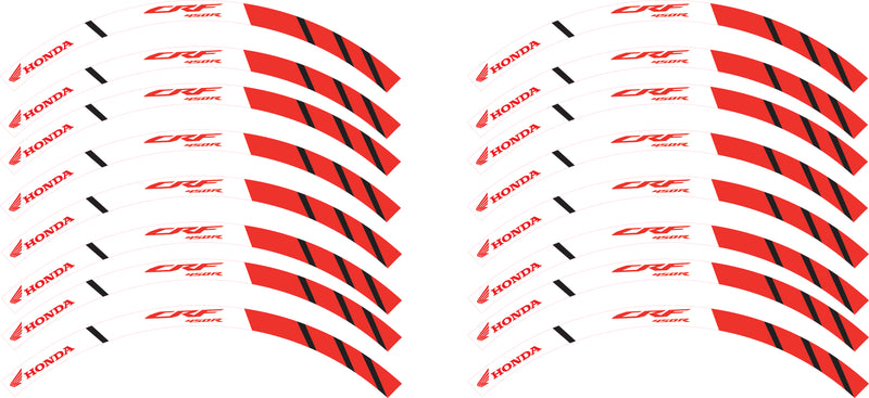Kit déco jantes Honda – Design CRF 450R-1