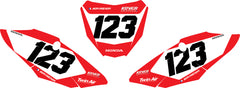 Fond de plaque Honda CRF 50 2004 2026 personnalisé-3