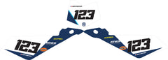 Fond de plaque cross Husqvarna 2008 2009 125 au 450 personnalisé-4