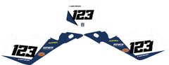Fond de plaque cross Husqvarna 2005 2007 125 au 450 personnalisé-6