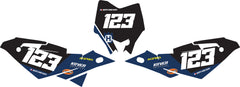 Fond de plaque Enduro Husqvarna 2009 2010 personnalisé-8
