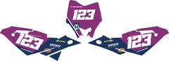 Fond de plaque Enduro Husqvarna 2009 2010 personnalisé-9