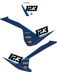 Fond de plaque cross Husqvarna 2016 125 au 450 personnalisé-3