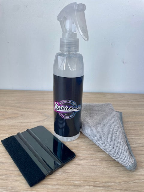 Kit de nettoyage & pose stickers – Application sans bulles