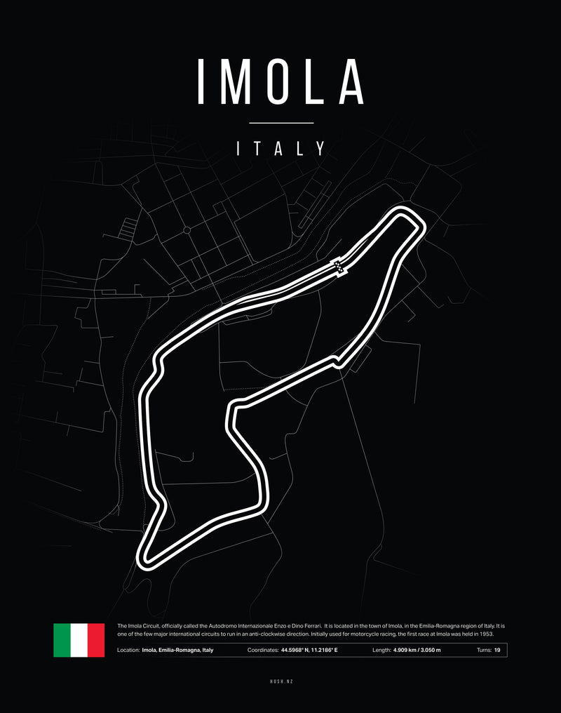 Poster Imola | F1 Track Map-2
