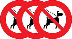 Sticker Interdit aux Chiens – Signalétique Extérieure & PVC Disponible | Kover Graphik-2